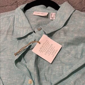 Susan Graver Men's Light Blue Shirt